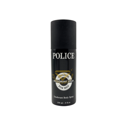 POLICE ORIGINAL DEODORANT BODY SPRAY BY POLICE FOR MEN 150ML 5 FL OZ  NATURAL SPRAY