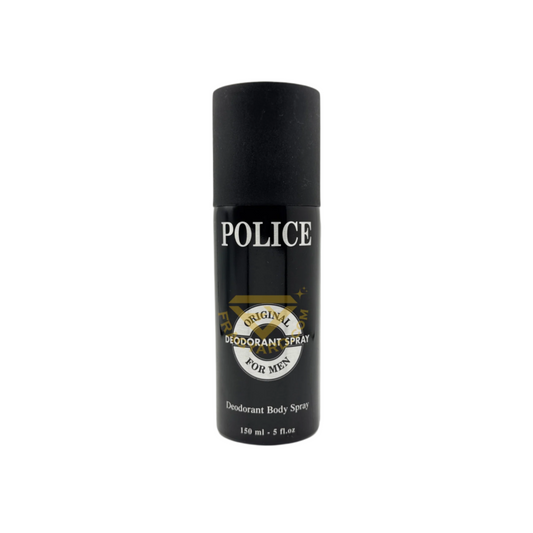 POLICE ORIGINAL DEODORANT BODY SPRAY BY POLICE FOR MEN 150ML 5 FL OZ  NATURAL SPRAY