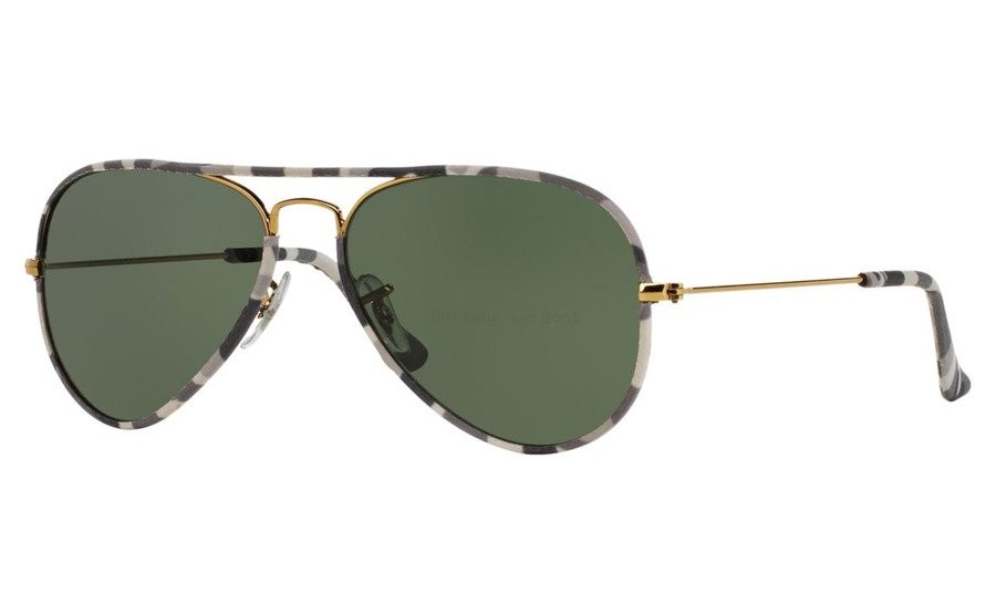 Ray-Ban RB3025JM 171 58 Unisex Aviator Metal Frame original sunglass made in Italy.