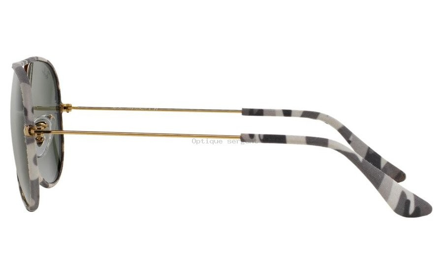 Ray-Ban RB3025JM 171 58 Unisex Aviator Metal Frame original sunglass made in Italy.