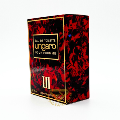 UNGARO POUR L'HOMME III EAU DE TOILETTE 75ML 2.5FLOZ