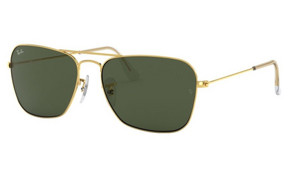 Ray-Ban RB3136 001 58 Unisex Metal Frame Original Sunglass Made in Italy