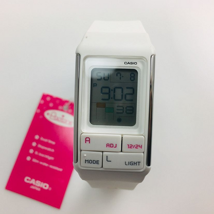 Casio Watch Women''s Poptone White Silicone Band  LDF-52-7ADR Digital Watch LDF52-7A
