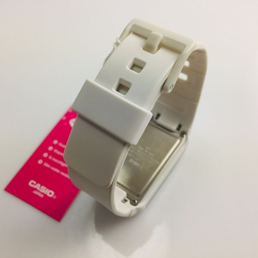 Casio Watch Women''s Poptone White Silicone Band  LDF-52-7ADR Digital Watch LDF52-7A