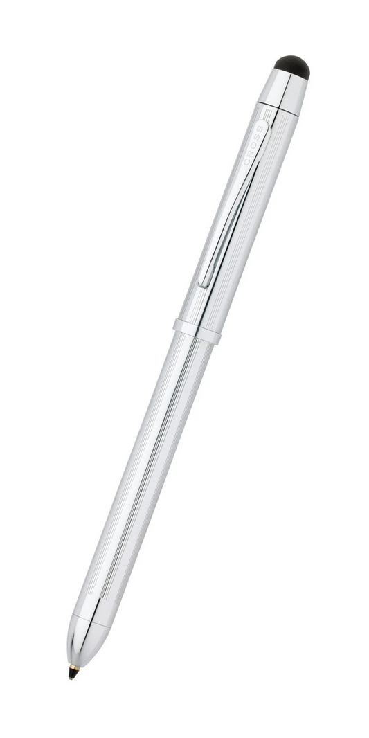 Cross Tech3 AT0090-1 Silver duo ball point pen &amp; pencil Lusrous chrome original Guarantee