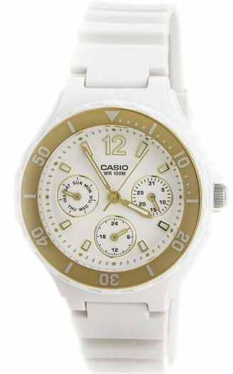 Casio Watch Women's LRW-250H-9A1VDF White Classic Resin Band Watch LRW-250H-9A1