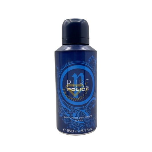 POLICE Pure For Men PERFUME DEODORANT 150 ML 5 FL OZ original new