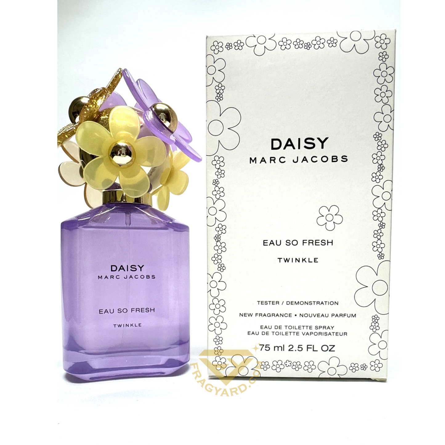 DAISY MARC JACOBS EAU SO FRESH TWINKLE NEW FRAGRANCE  EAU DE TOILETTE 2.5OZ/ 75 ML TESTER ORIGINAL