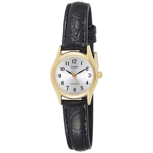 Casio Watch LTP -1094Q-7B2RDF Quartz Ladies Leather Watch LTP-1094Q-7B2