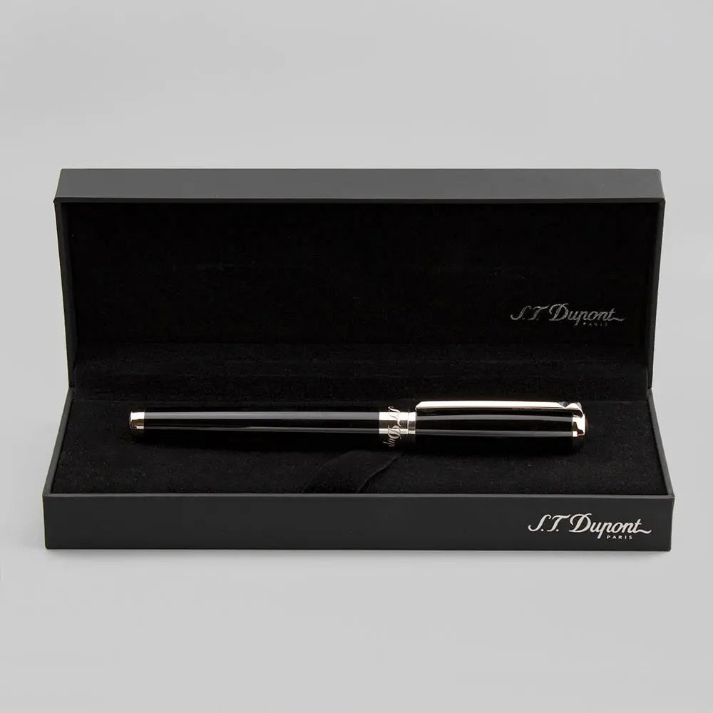 S.T. Dupont 412674 Elysee Roller convertible black lacquer palladium pen