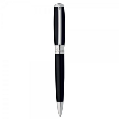 S.T. Dupont 415674 BALL POINT Black Lacquer And Palladium Pen st dupont
