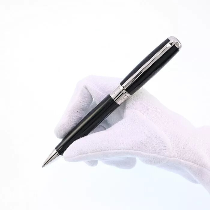 S.T. DUPONT Elysée Black Lacquer & Palladium Ballpoint Pen - 415674 st dupont