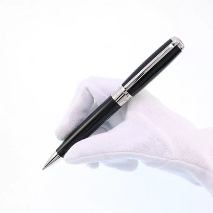 S.T. DUPONT Elysée Black Lacquer & Palladium Ballpoint Pen - 415674 st dupont