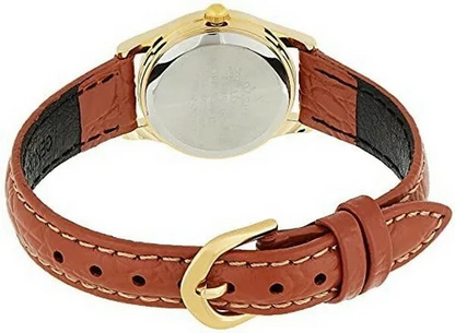 Casio Watch Genuine Analog Watch LTP-1094Q-9BRDF Ladies Leather Classic Ltp-1094q-9b