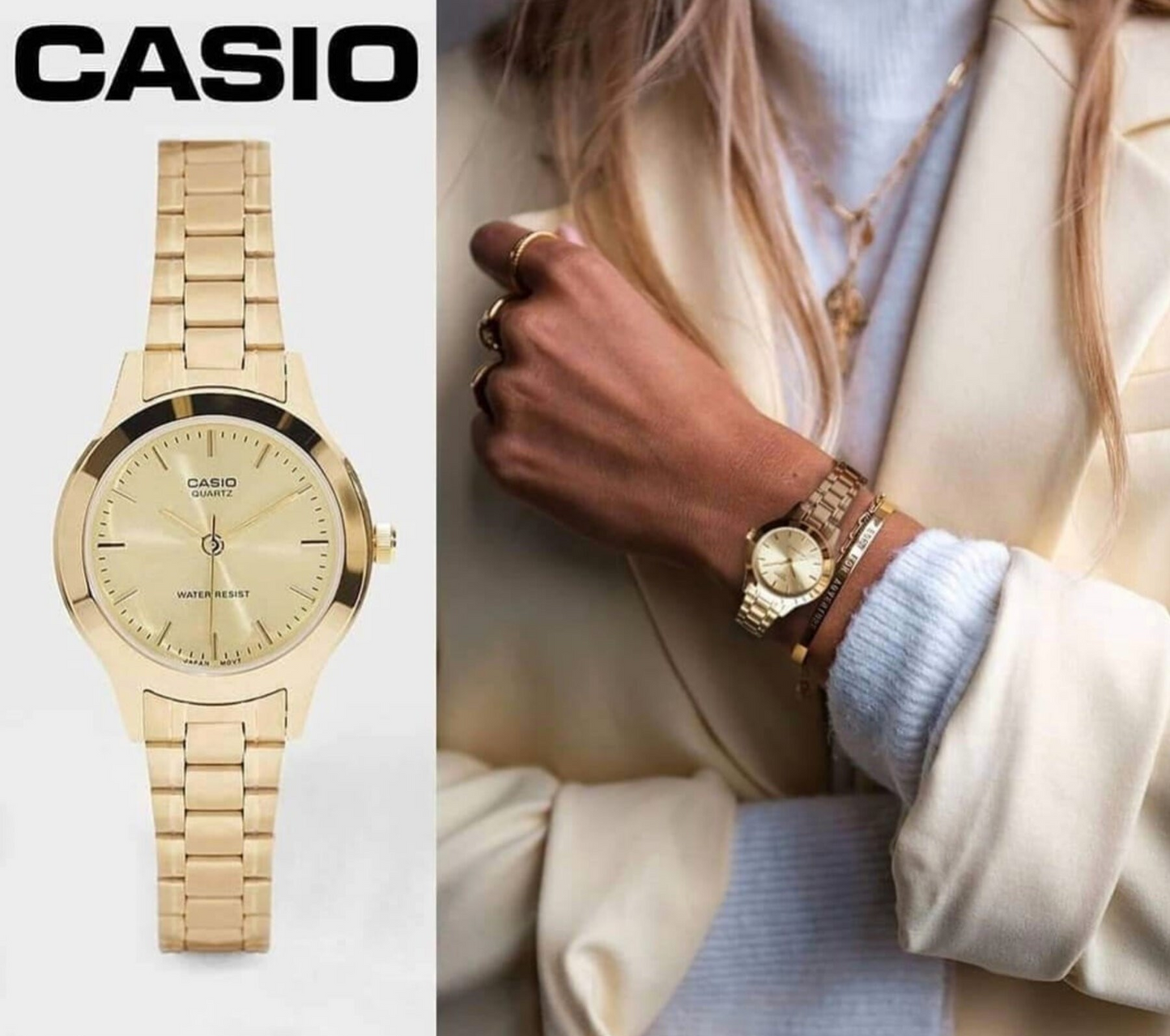 Casio Watch LTP-1128N-9AR Enticer Women's Watch LTP -1128N-9ARDF