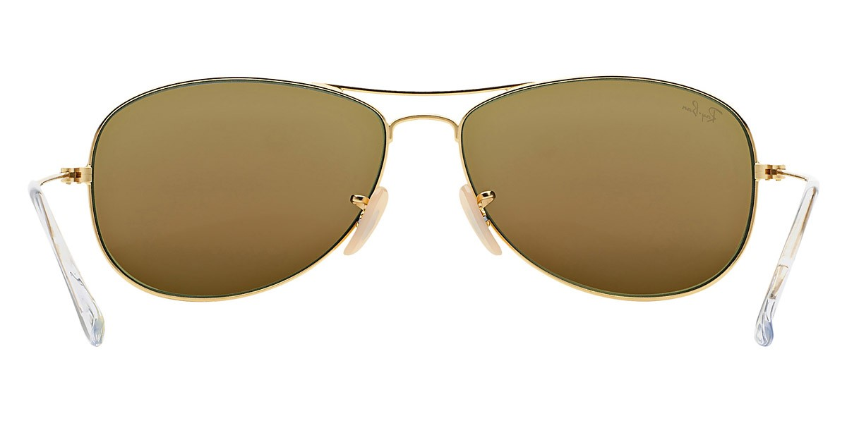 Ray-Ban RB3362 112/17 59 - Cockpit Gold metal frame Sunglass Original Made in Italy.