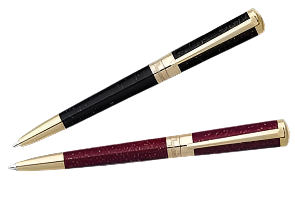 S.T. DUPONT MINI LIBERTEBALL POINT PEN PEARLY RED & GOLD 467007 st dupont