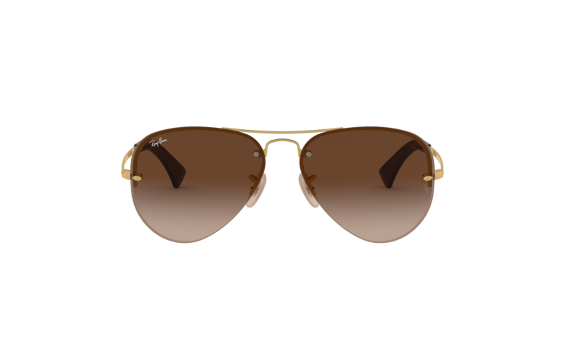 Ray-Ban RB3449 001/13 59 Aviator Unisex metal frame Sunglass Original Made in Italy