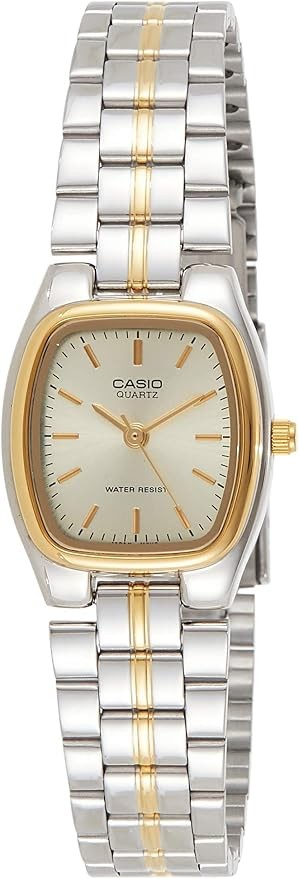 Casio Watch Quartz women's Watch, Analog Display and Stainless Steel Strap LTP-1169G-9ARDF