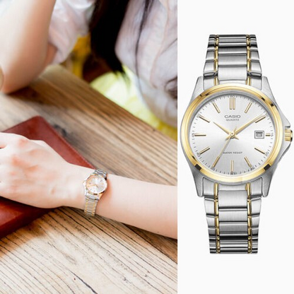 Casio Watch Collection LTP-1183G-7ADF Stainless Steel Wrist Watch for Women