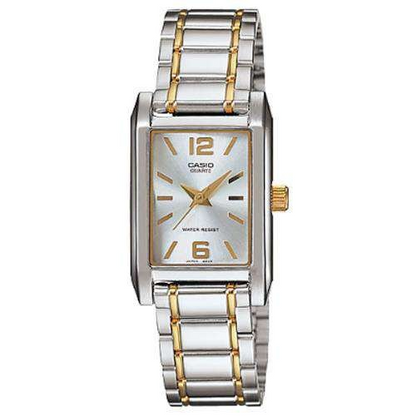 Casio Watch LTP-1235SG-7ADF Two tone Stainless Steel Watch for Women
