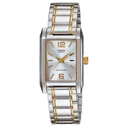 Casio Watch LTP-1235SG-7ADF Two tone Stainless Steel Watch for Women