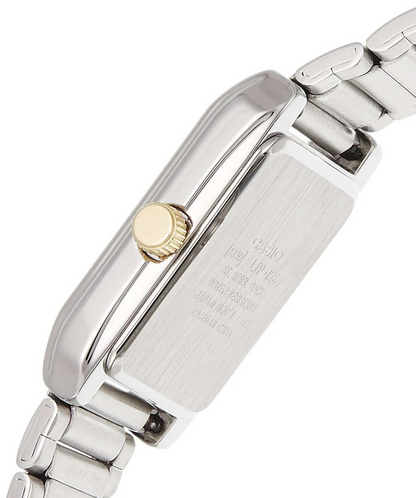 Casio Watch LTP-1235SG-7ADF Two tone Stainless Steel Watch for Women