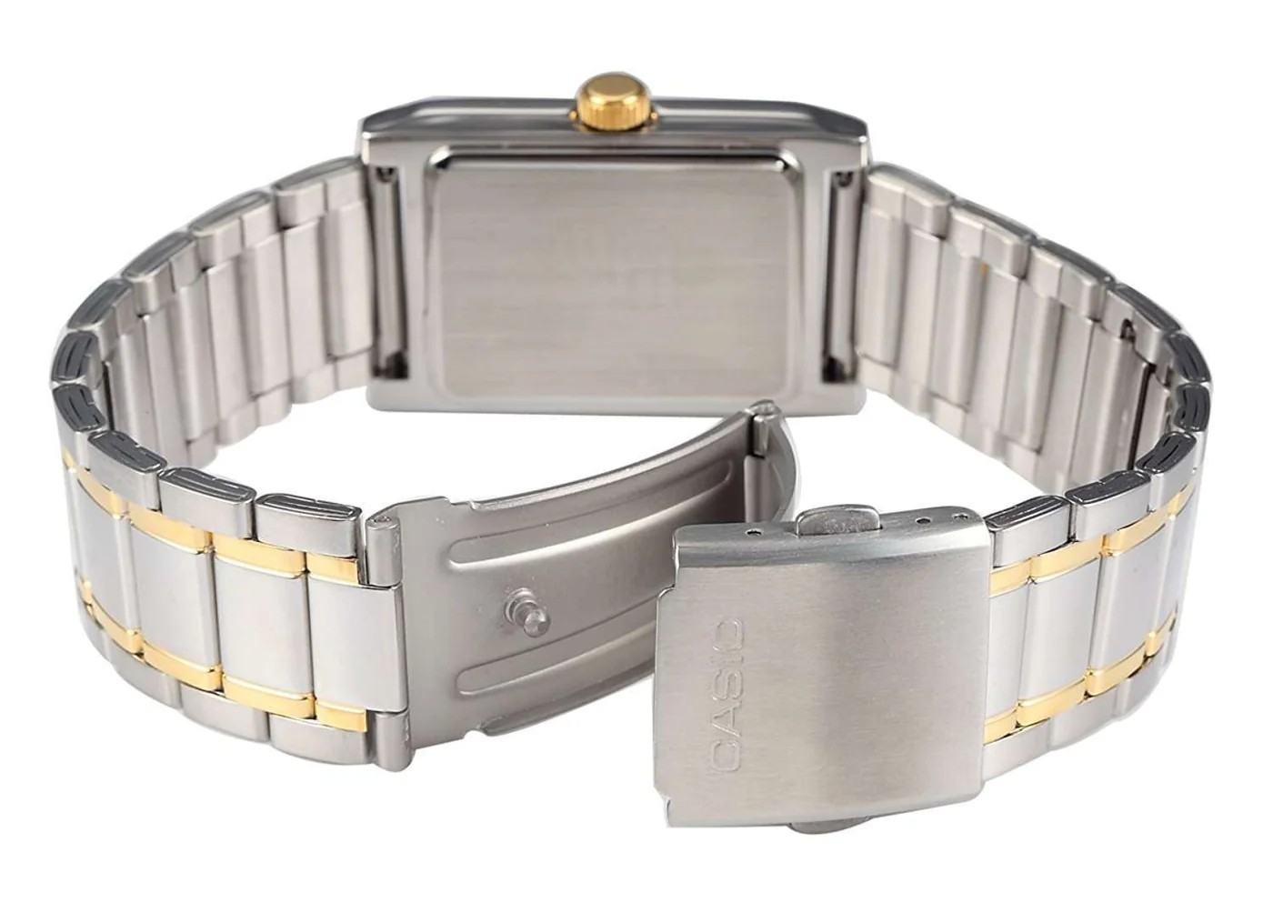 Casio Watch LTP-1235SG-7ADF Two tone Stainless Steel Watch for Women