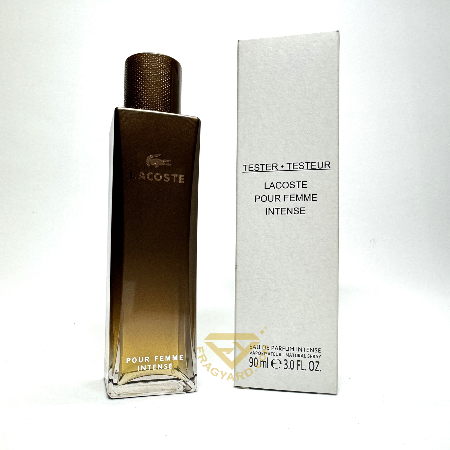 LACOSTE POUR FEMME  INTENSE EAU DE PARFUM  3.0OZ / 90 ML TESTER ORIGINAL