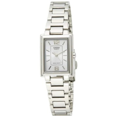 Casio Watch LTP-1238D-7ADF Analog Silver Dial Stainless Steel Women's Watch 4971850824428