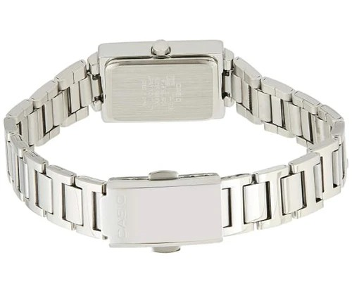 Casio Watch LTP-1238D-7ADF Analog Silver Dial Stainless Steel Women's Watch 4971850824428