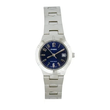 Casio Watch Analog LTP -1241D-2A2DF Blue Dial Stainless Steel Women's Watch 4971850881421