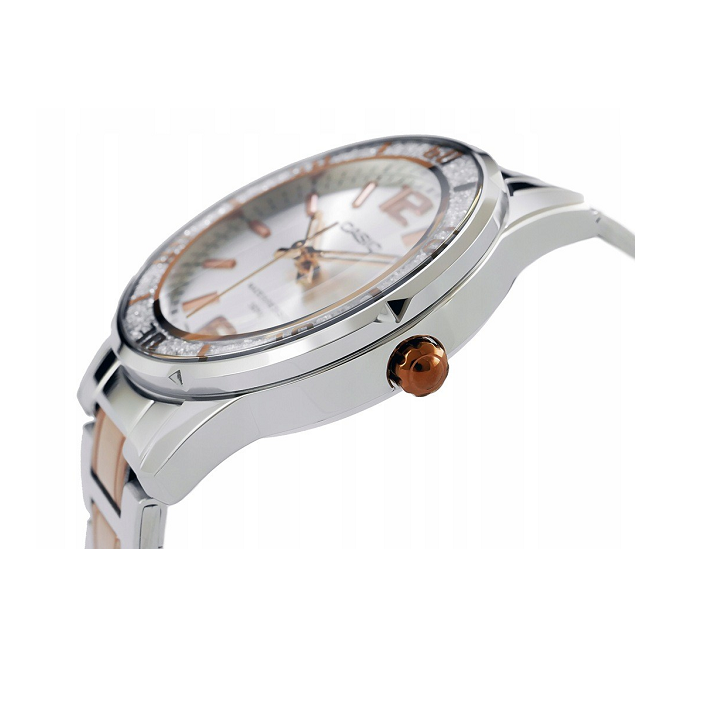 Casio LTP-1359RG-7AVDF Analog women's watch two tone stainless steel strap with metal box