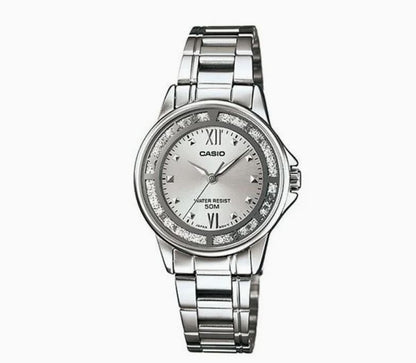 Casio Watch Waterproof Stainless Steel Strap Silver Analog LTP -1391D-7AVDF women's 4971850065517