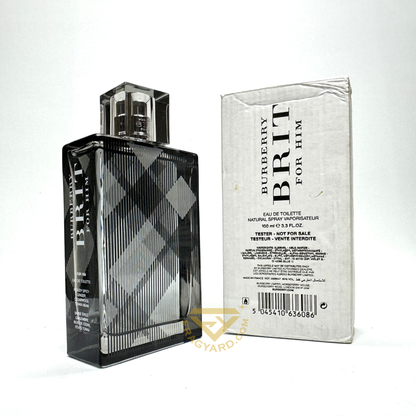 Brit by Burberry Eau de Toilette for Men, 100 ml TESTERS