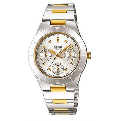 Casio Watch Enticer Analog Stainless Steel Band Ladies Watch LTP-2083SG-7AVDF 4971850926740