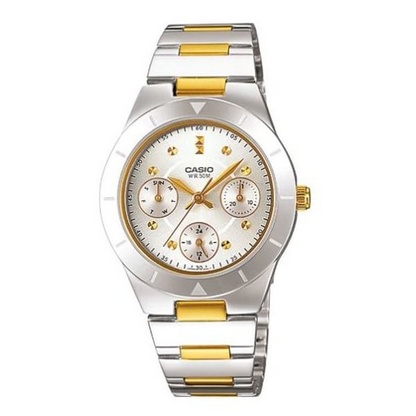 Casio Watch Enticer Analog Stainless Steel Band Ladies Watch LTP-2083SG-7AVDF 4971850926740
