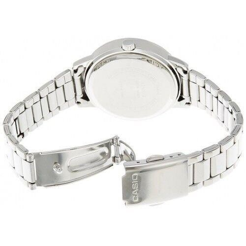 Casio Watch Black Dial Day Date Stainless Steel Ladies Watch LTP-2087D-1AVDF