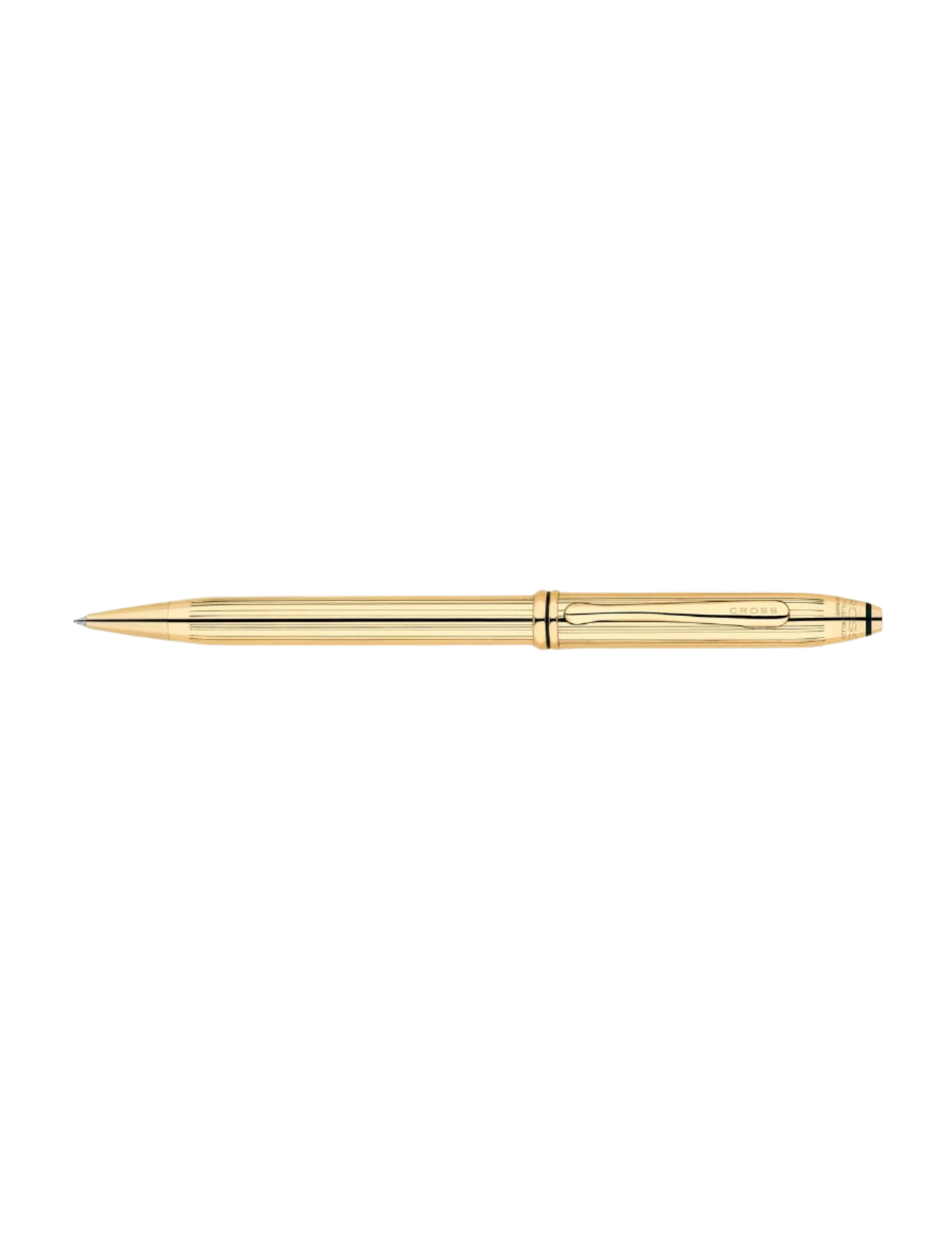 Cross 772 Townsend 18 karat gold filled rolled gold ball point pen New with luxury box Original Guarantee.