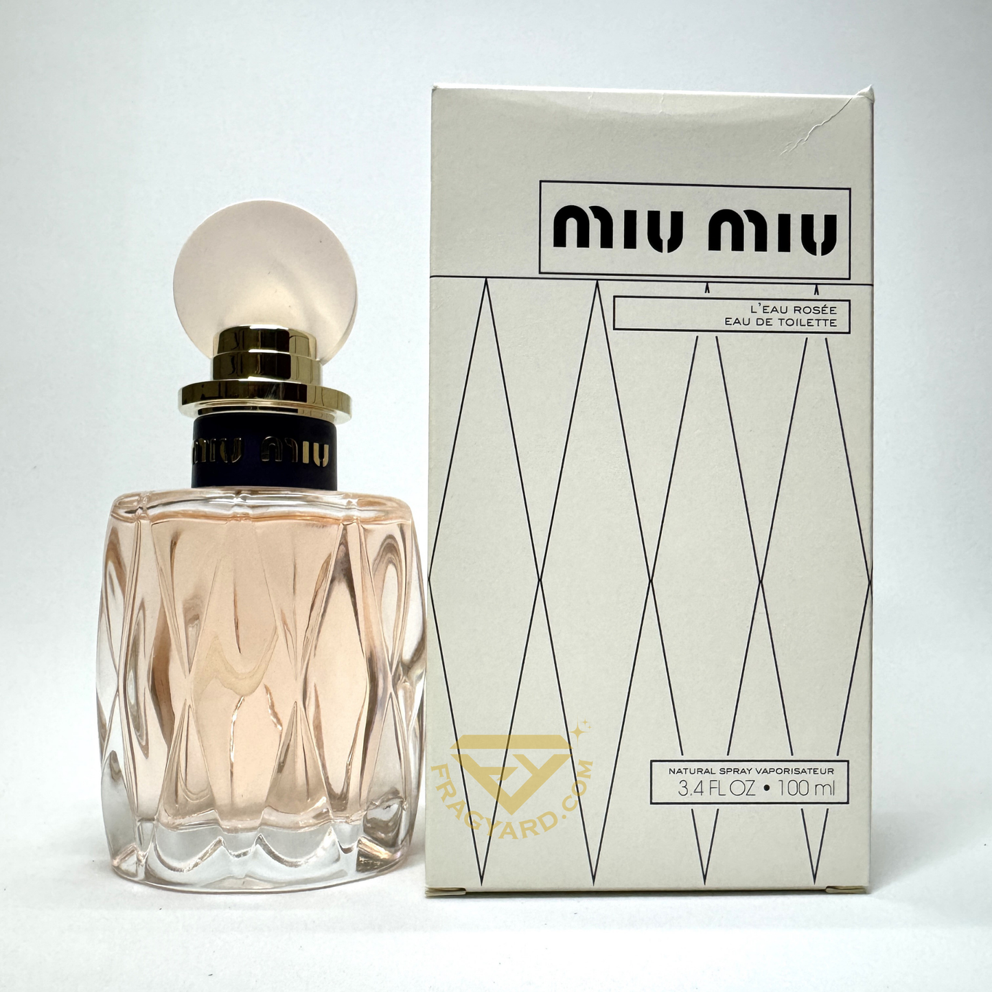 MIU -MIU LADIES L'EAU ROSSEE EAU DE TOILETTE LADIES 3.4OZ /  100 ML TESTER ORIGINAL