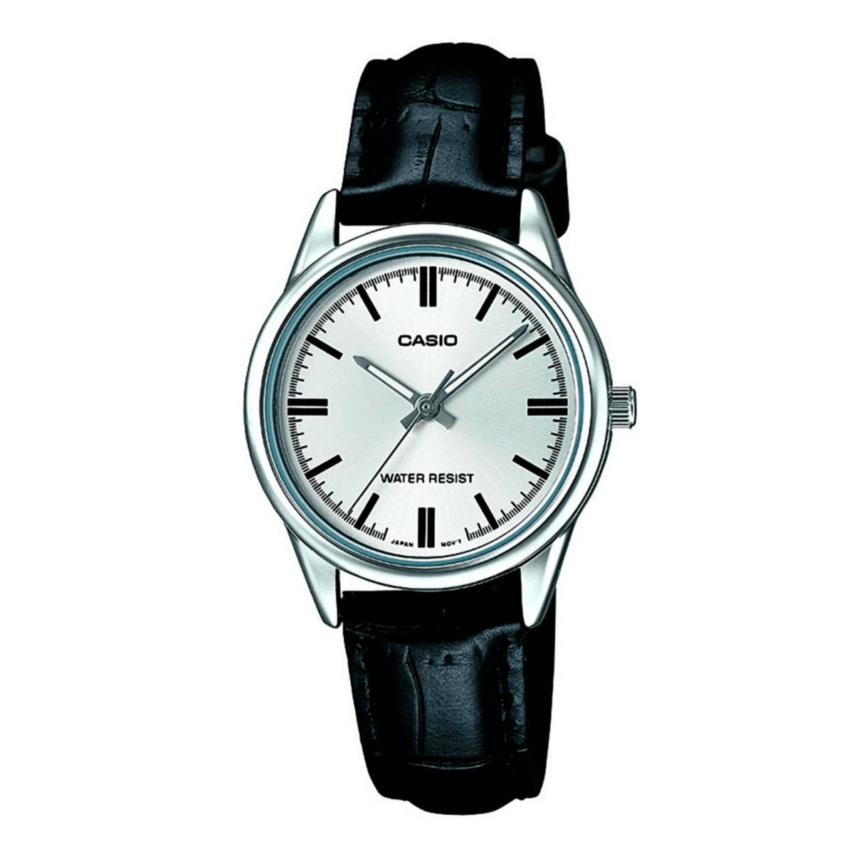 Casio Watch LTP-V005L-7AUDF Quartz Analog Black Leather Strap Female Dress Women Watch 4971850057444