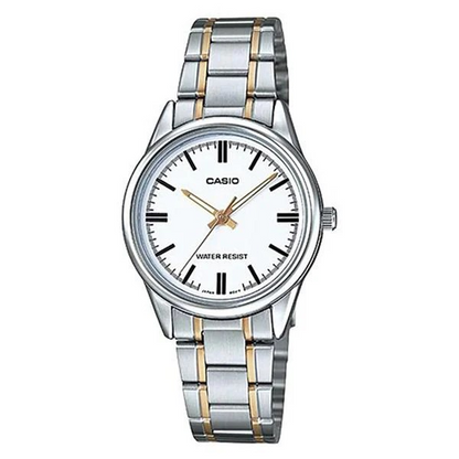 Casio Watch LTP-V005SG-7AUDF Silver Plated Case Stainless Steel Band Women's Watch