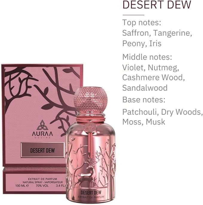 AURAA DESERT DEW EXTRAIT DE PARFUM 100ML 3.4 FL OZ