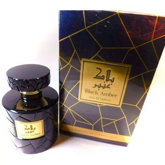 STERLING BLACK AMBER EAU DE PARFUM EDP Spray 100ML 3.4 OZ By RISALA