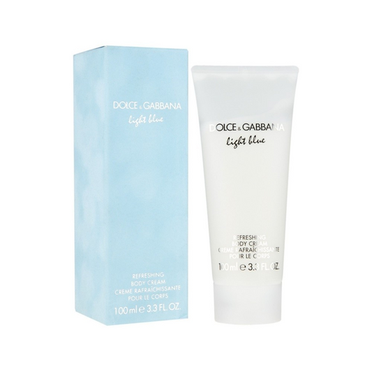 DOLCE & GABBANA LIGHT BLUE REFRESHING BODY CREAM  100ML 3.3 FLOZ
