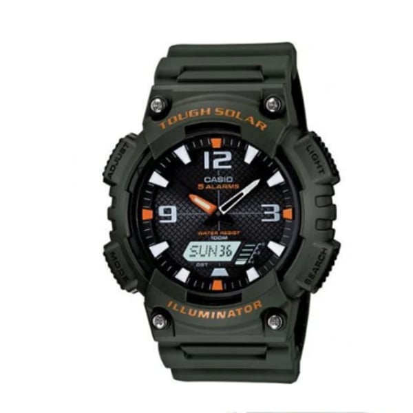 Casio Watch Wrist Men's Watch Analog with rubber strap AQ-S810W-3AVDF