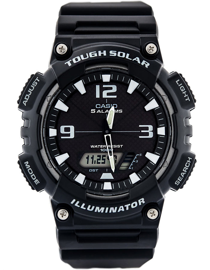 Casio Watch Wrist Men's Watch Analog with rubber strap AQ-S810W-1AVDF