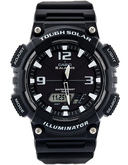 Casio Watch Wrist Men's Watch Analog with rubber strap AQ-S810W-1AVDF