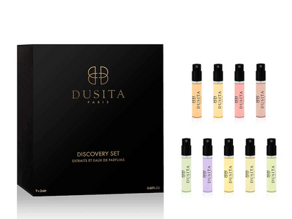 DUSITA  DUSITA PARIS DISCOVERY SET EXTRAITS ET EAUX DE PARFUMS PARFUM 9X2.5ML