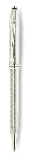 Cross H652 Townsend Sterling Silver plated Ballpoint Pen New with luxury box Original Guarantee